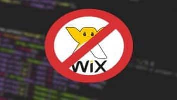 Logotipo de Wix prohibido