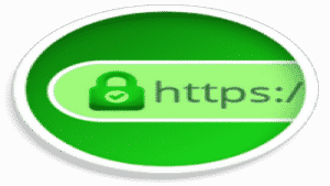 Logo candado verde de google