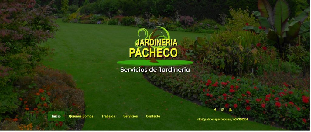 Página web de Jardinería