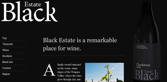 Viñedo Black Estate: captura de pantalla.