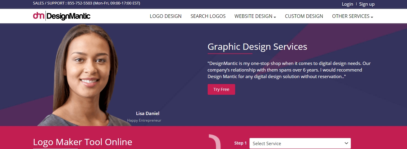 Creador de logotipos DesignMatic