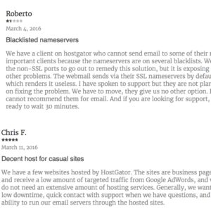 user reviews example