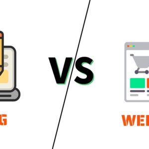 blog vs web