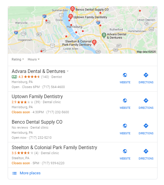 seo dental local