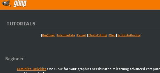 GIMP - Tutoriales - captura de pantalla.