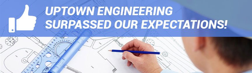 comentarios de los clientes que dicen que la empresa de ingeniería superó las expectativas